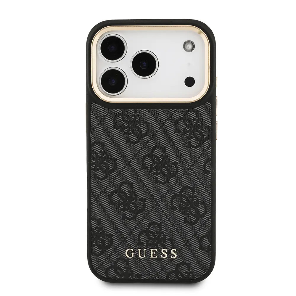 iPhone 17 Pro MagSafe Uyumlu Kartlıklı Askılı Kılıf - Guess 4G Logo