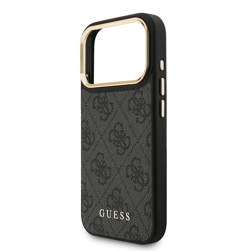iPhone 17 Pro MagSafe Uyumlu Kartlıklı Askılı Kılıf - Guess 4G Logo