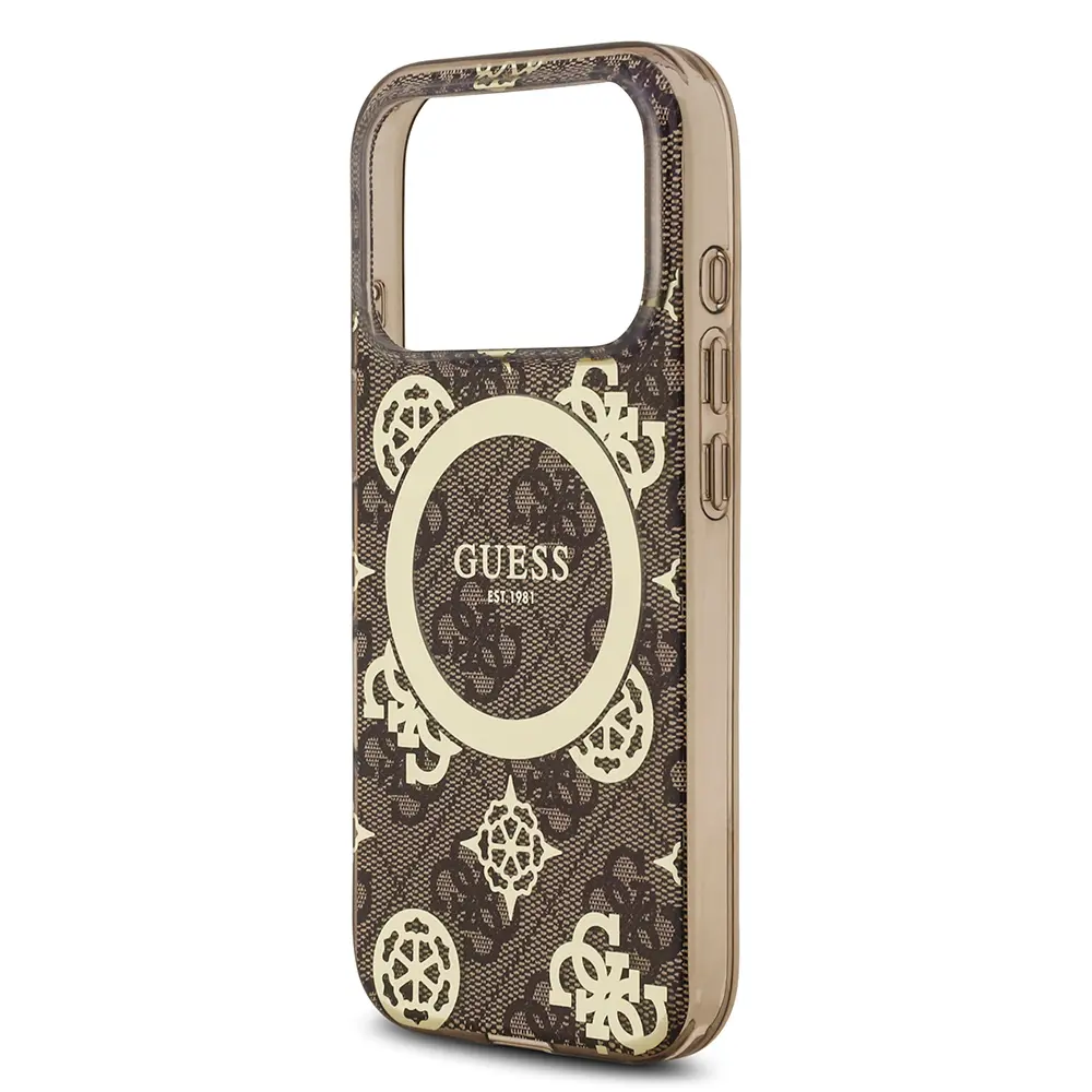 iPhone 17 Pro MagSafe Uyumlu IML Desenli Kılıf - Guess Peony