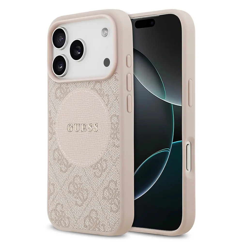 iPhone 17 Pro MagSafe Uyumlu Kılıf - Guess Circle Classic