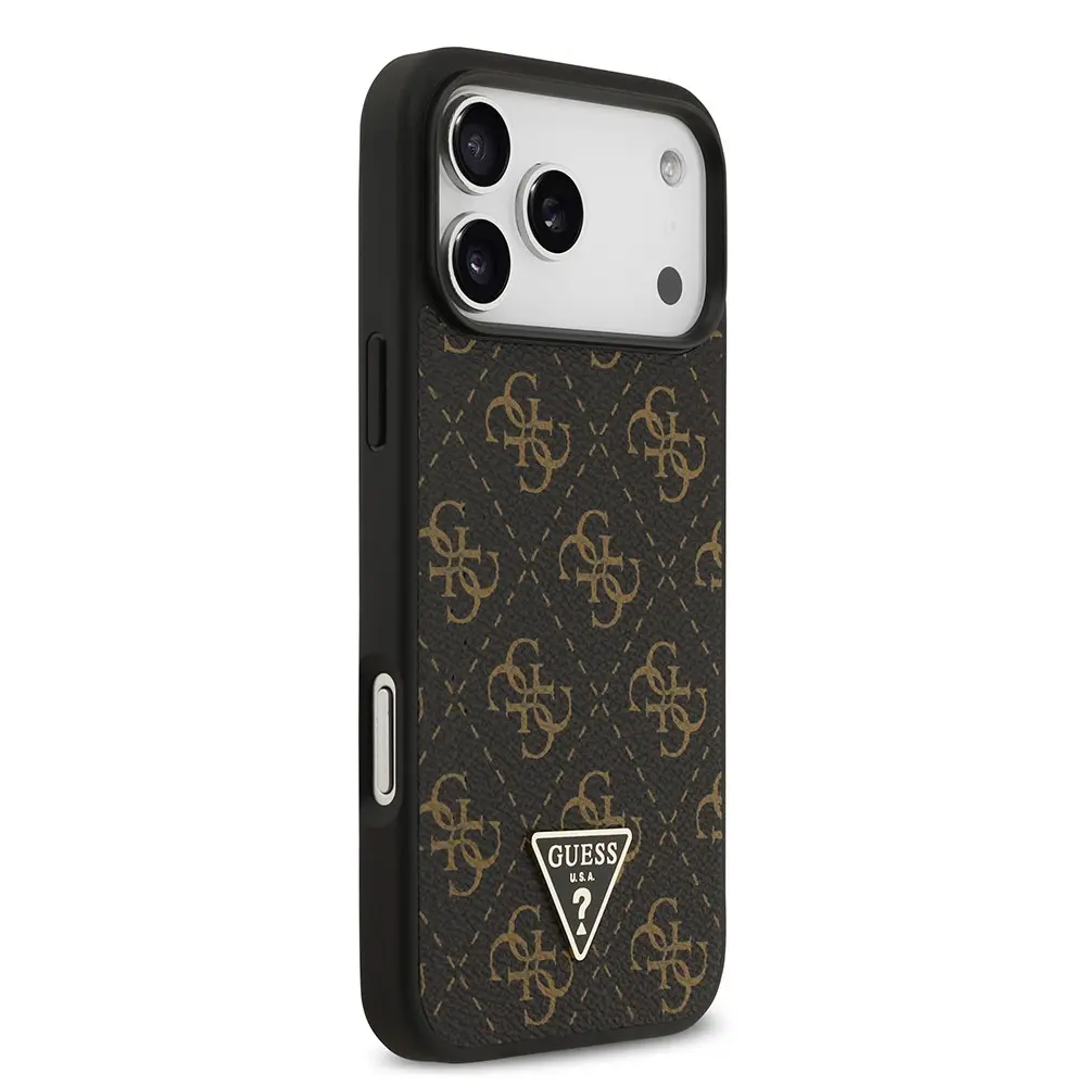 iPhone 17 Pro PU Deri 4G Desenli Kılıf - Guess Lisanslı