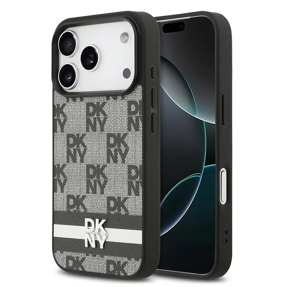 iPhone 17 Pro MagSafe Uyumlu Kılıf - DKNY 3D Metal Logo