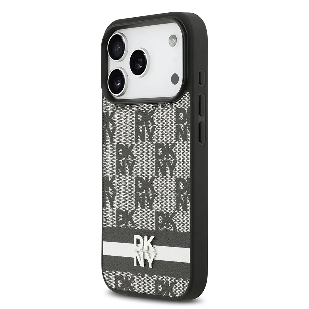 iPhone 17 Pro MagSafe Uyumlu Kılıf - DKNY 3D Metal Logo