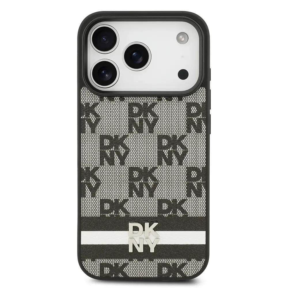 iPhone 17 Pro MagSafe Uyumlu Kılıf - DKNY 3D Metal Logo