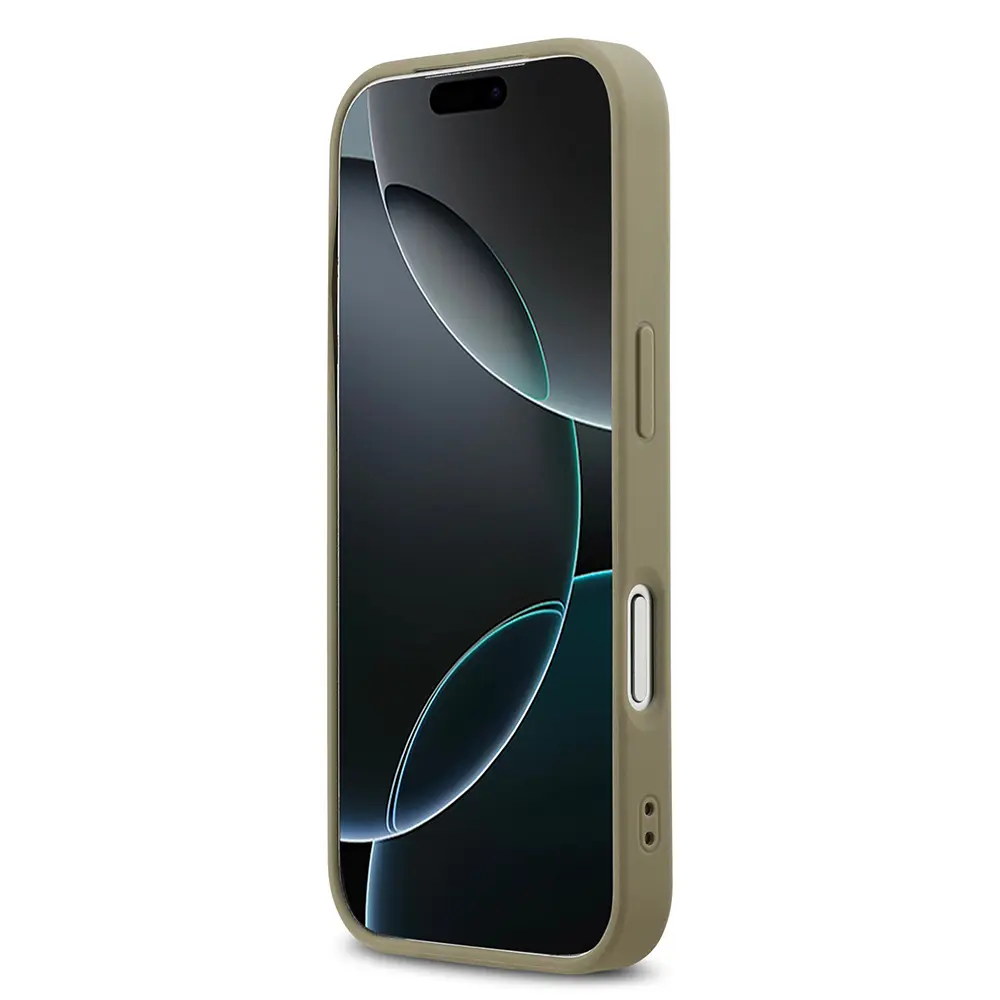 Apple iPhone 17 Pro Kılıf DKNY Orjinal Lisanslı M-safe Şarj Özellikli 3D Yazılı Grid Pattern Kapak