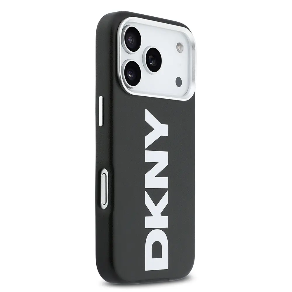 iPhone 17 Pro MagSafe Uyumlu PU Kılıf - DKNY Büyük Dikey Logo