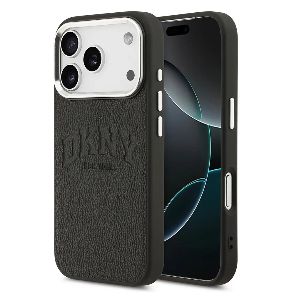 iPhone 17 Pro MagSafe Uyumlu PU Deri Kılıf - DKNY Lisanslı