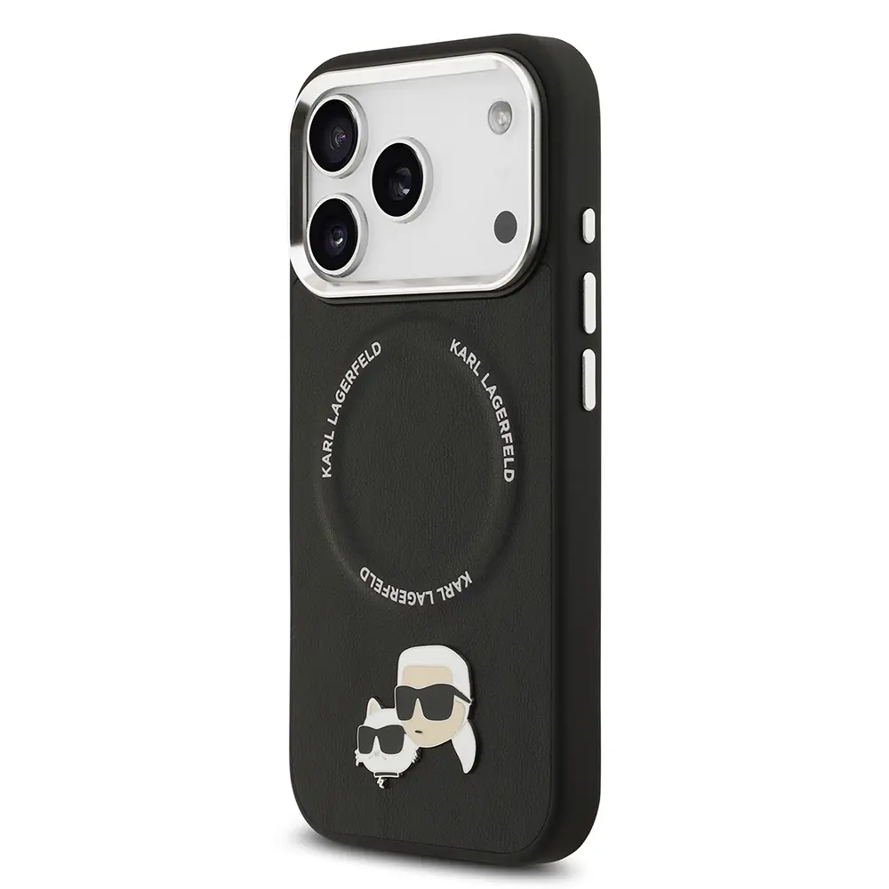 iPhone 17 Pro MagSafe Uyumlu PU Deri Kılıf - Karl Lagerfeld K&C