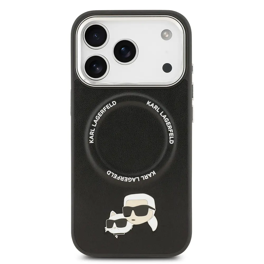 iPhone 17 Pro MagSafe Uyumlu PU Deri Kılıf - Karl Lagerfeld K&C
