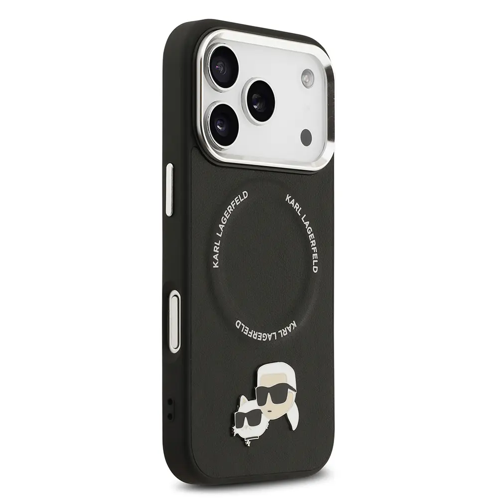 iPhone 17 Pro MagSafe Uyumlu PU Deri Kılıf - Karl Lagerfeld K&C
