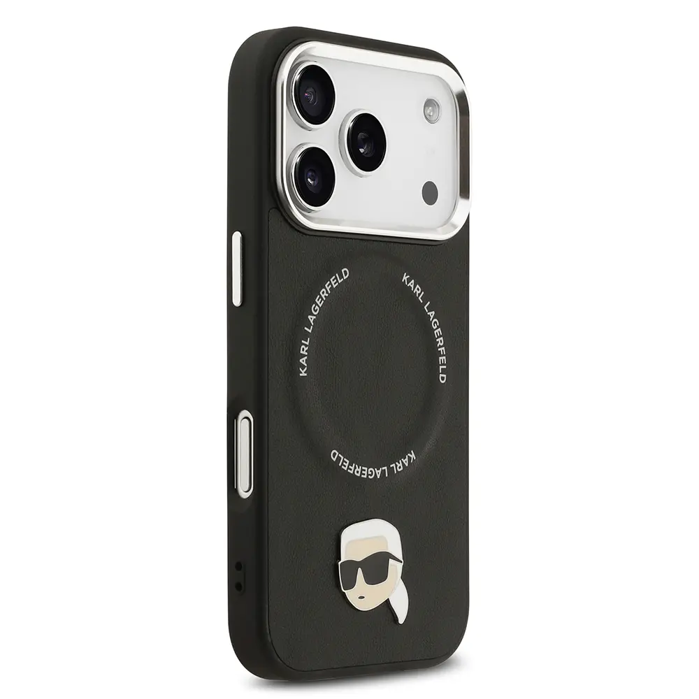iPhone 17 Pro MagSafe Uyumlu PU Deri Kılıf - Karl Lagerfeld