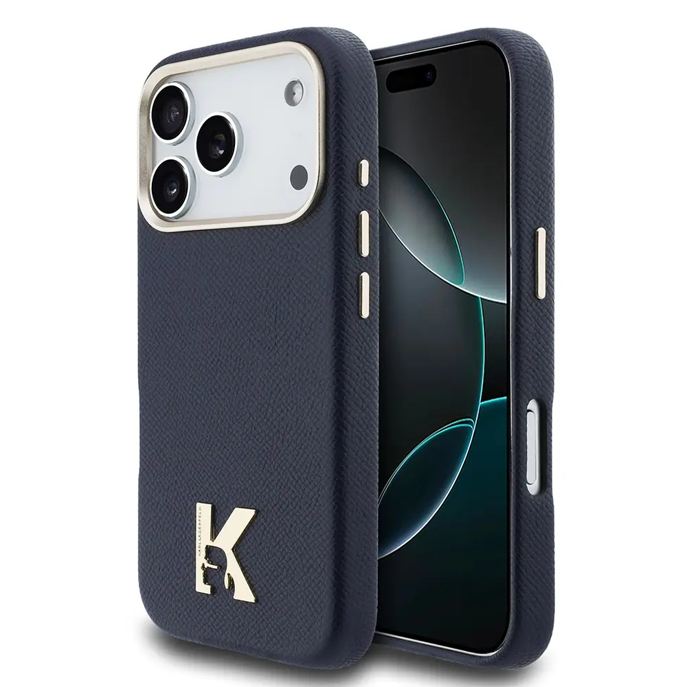 iPhone 17 Pro MagSafe Uyumlu PU Deri Kılıf - Karl Lagerfeld KHEAD