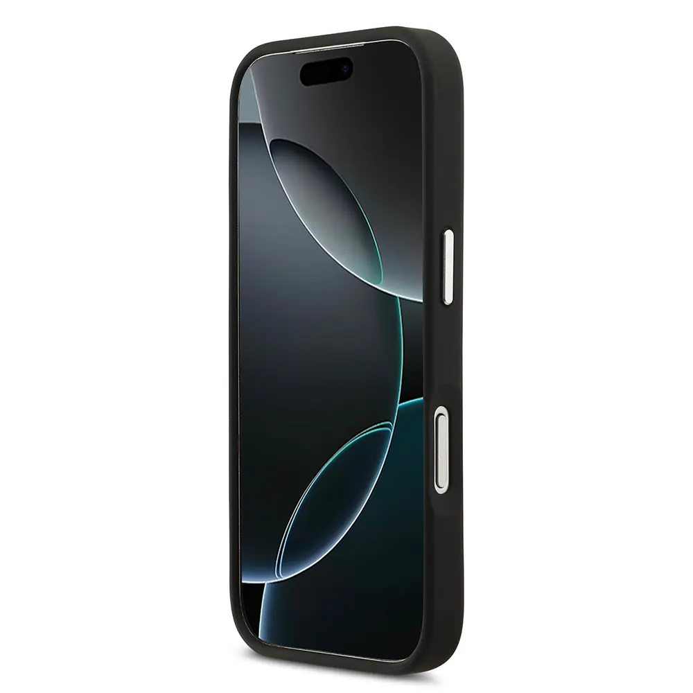 Apple iPhone 17 Pro Kılıf Lacoste Orjinal Lisanslı M-safe Şarj Özellikli Champs Elysees PU Deri Tasarımlı Kapak