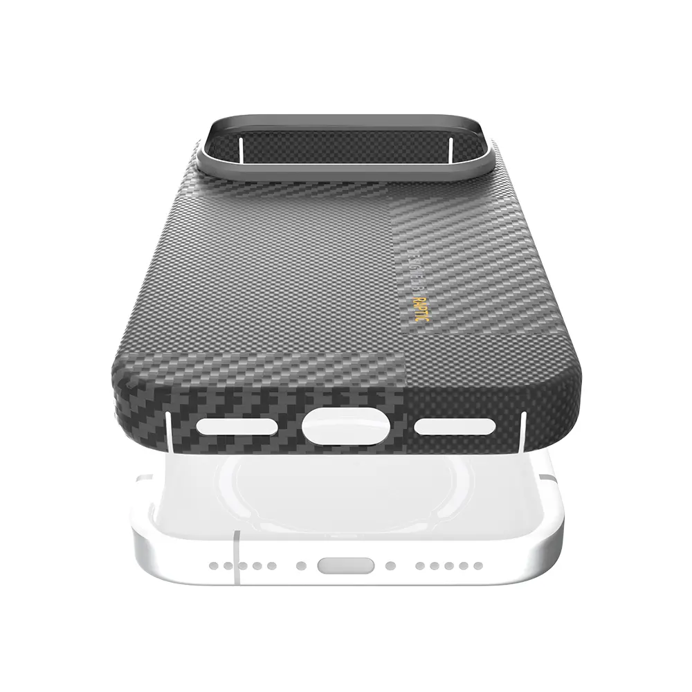 iPhone 17 Pro MagSafe Uyumlu Aramid Fiber Kılıf - Raptic Geotik