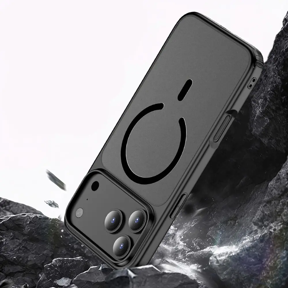 Apple iPhone 17 Pro Kılıf M-safe Şarj Özellikli Mat Arka Yüzey Wlons Lola Kapak
