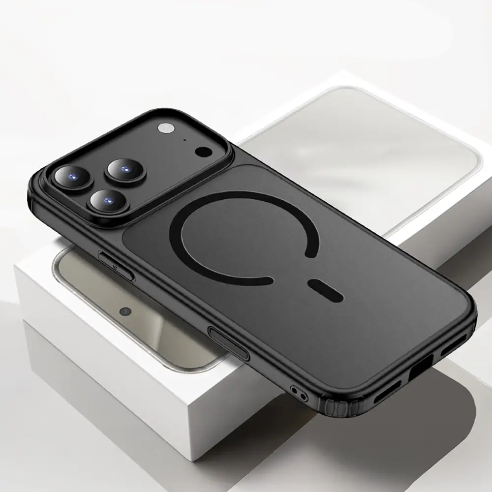iPhone 17 Pro MagSafe Uyumlu Mat Arka Yüzeyli Kılıf - Wlons Lola