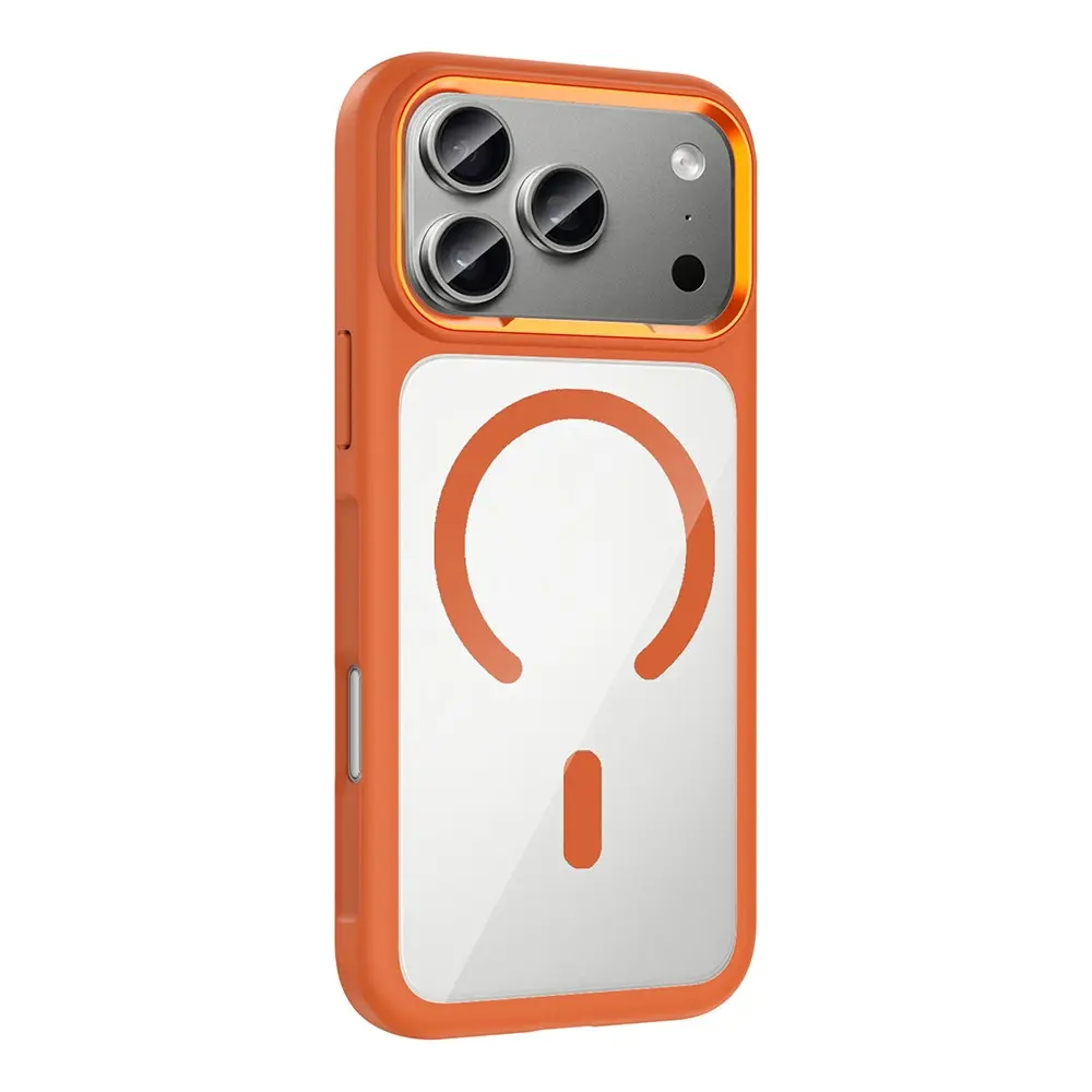 iPhone 17 Pro MagSafe Uyumlu Metal Kamera Çerçeveli Kılıf - Zore Tiko