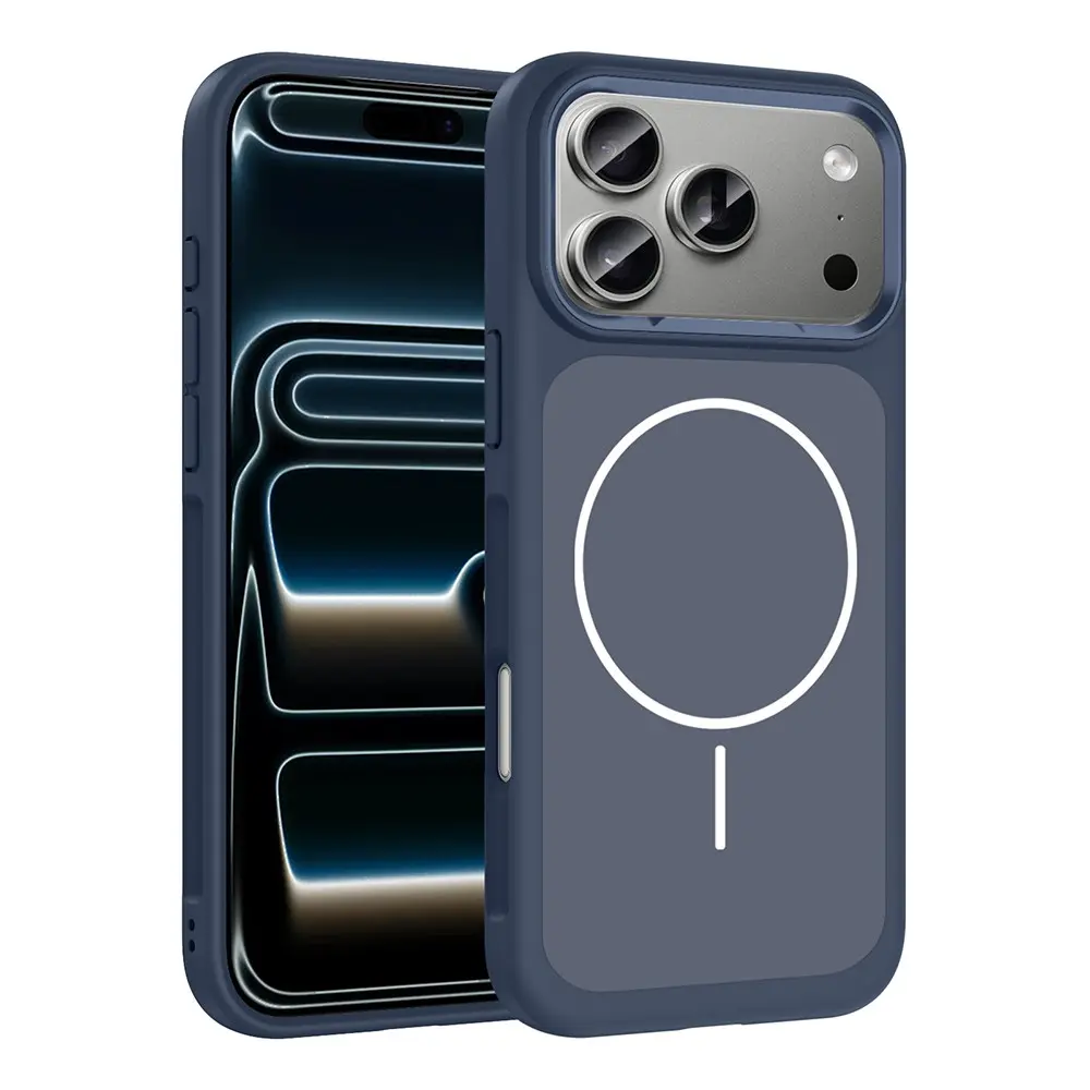 iPhone 17 Pro MagSafe Uyumlu Silikon Kılıf - Zore Sanremo