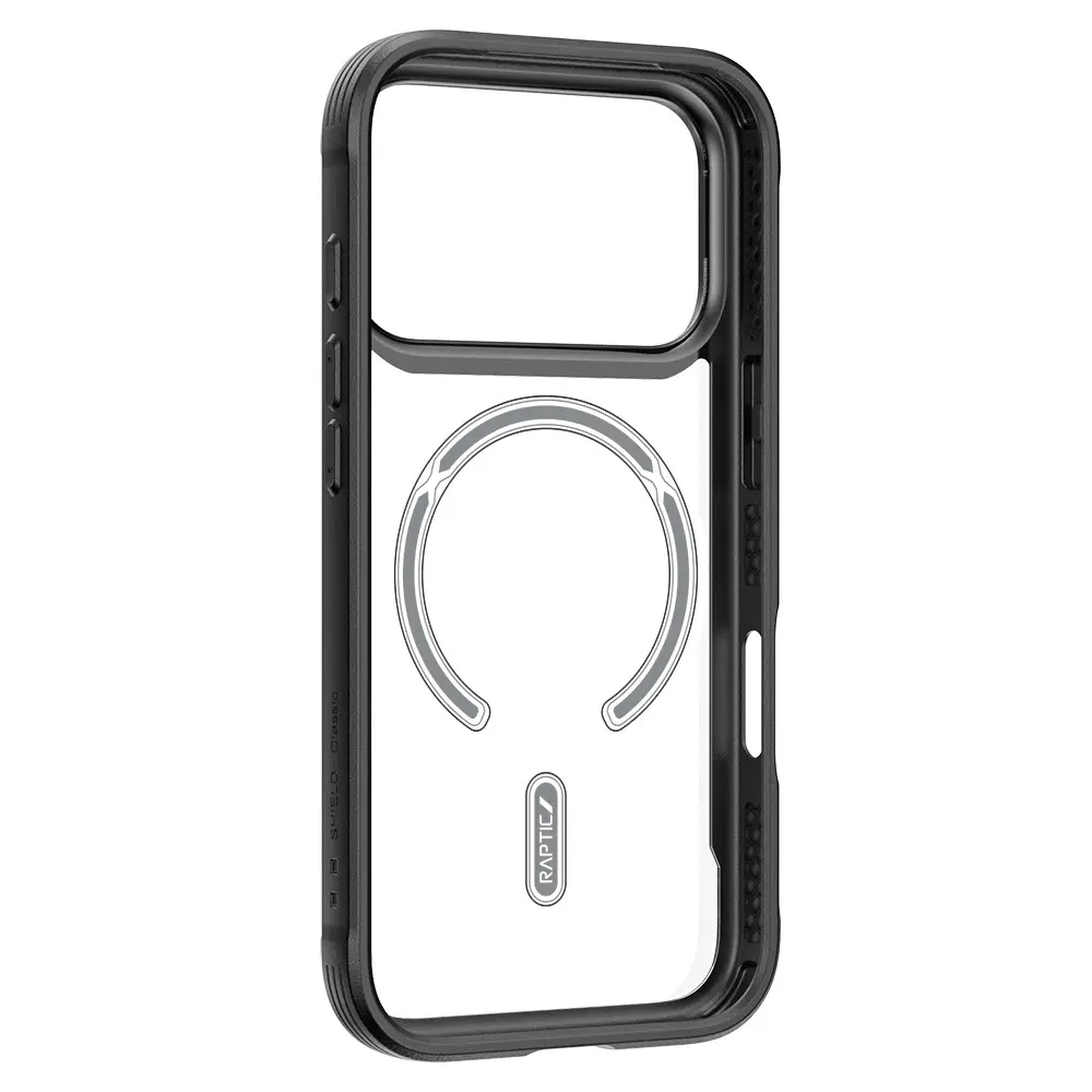 iPhone 17 Pro MagSafe Uyumlu Şeffaf Kılıf - Raptic Shield