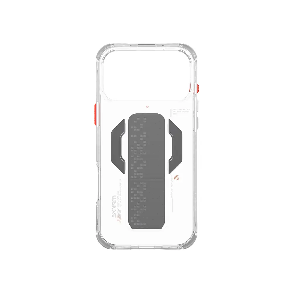 Apple iPhone 17 Pro Kılıf M-Safe Şarj Özellikli Airbag Tasarımlı Standlı Skinarma Haxa Kapak