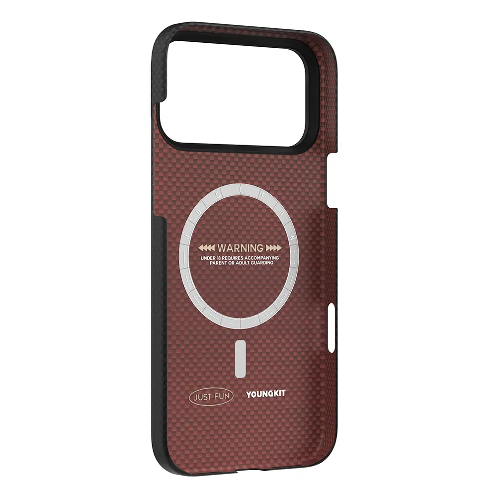 iPhone 17 Pro MagSafe Uyumlu Aramid Fiber Kılıf - Youngkit Extreme Wing