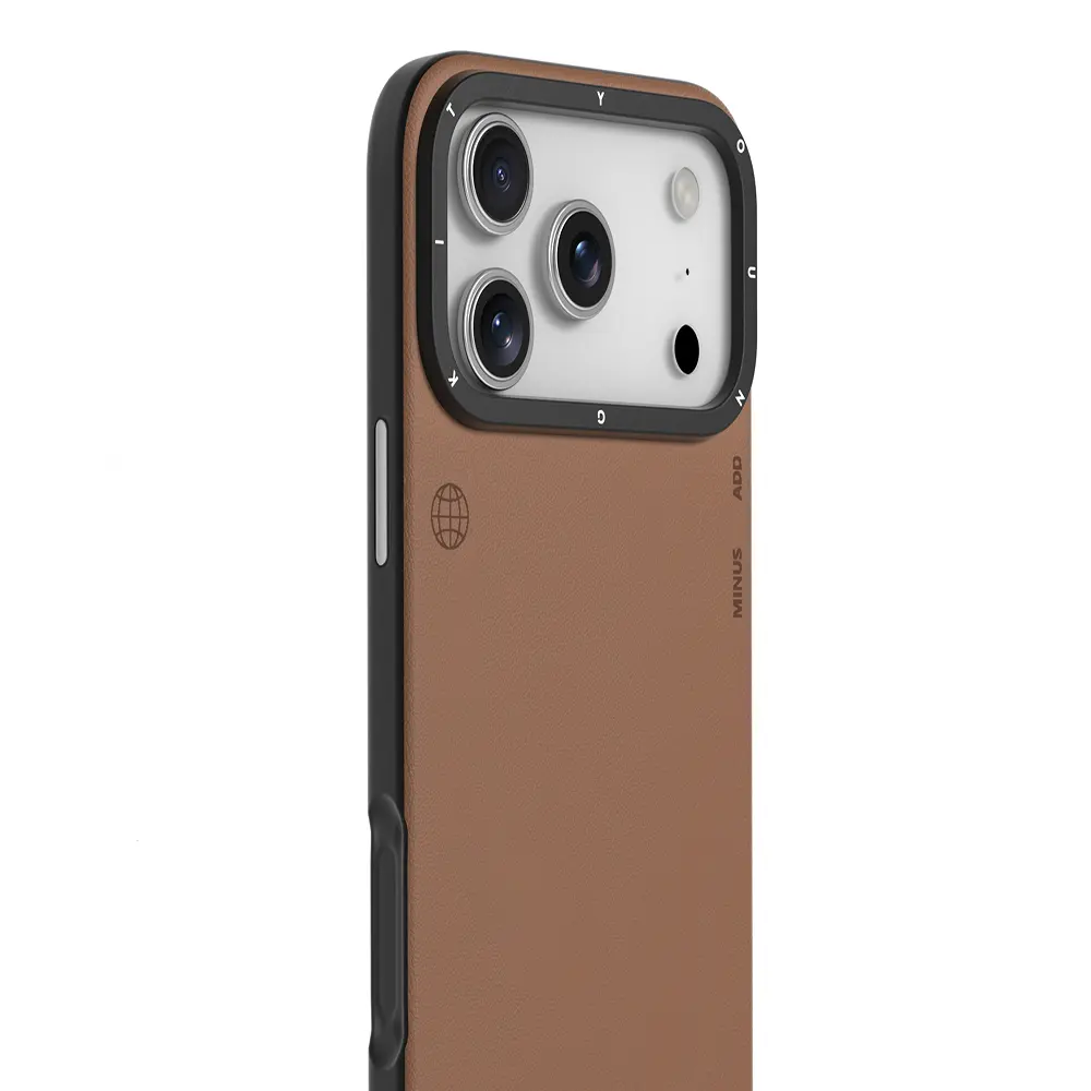 iPhone 17 Pro MagSafe Uyumlu Mat Deri Desenli Kılıf - Youngkit Tech Fashion