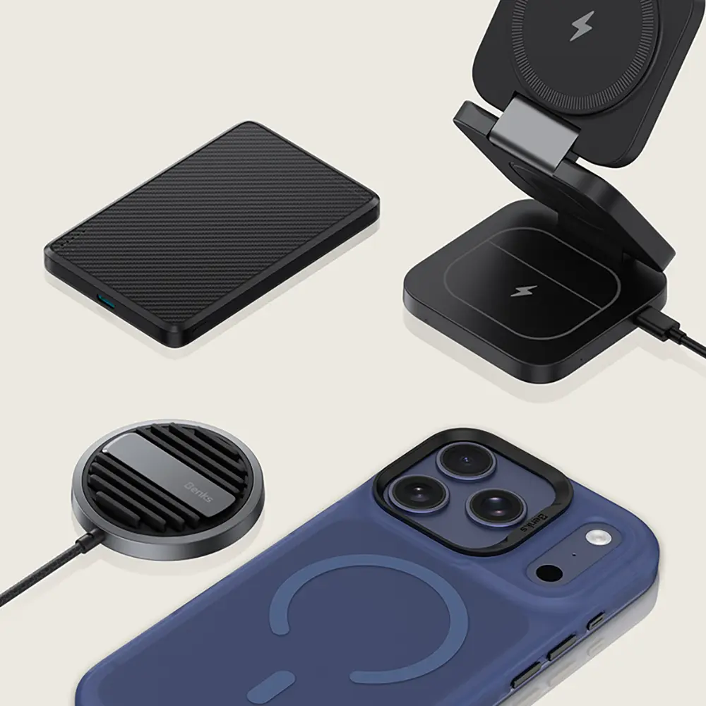 Apple iPhone 17 Pro Kılıf M-Safe Şarj Özellikli Benks C-Magnet Lucid Armor Kapak