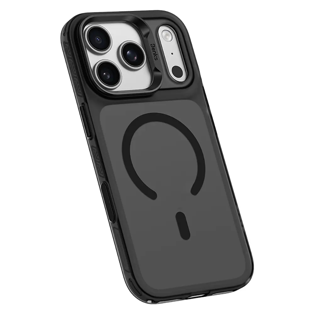 Apple iPhone 17 Pro Kılıf M-Safe Şarj Özellikli Benks C-Magnet Lucid Armor Kapak