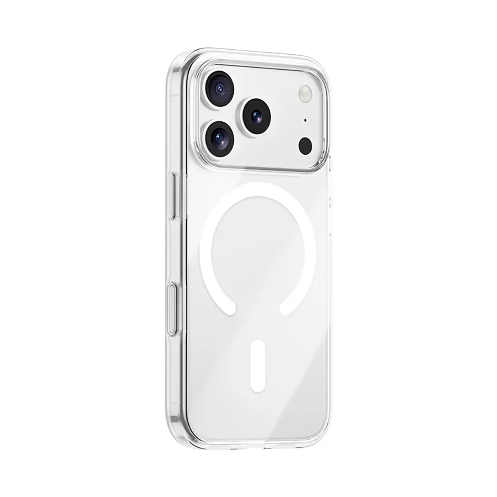 Apple iPhone 17 Pro Kılıf M-safe Şarj Özellikli Benks Crystal Serisi Şeffaf Kapak