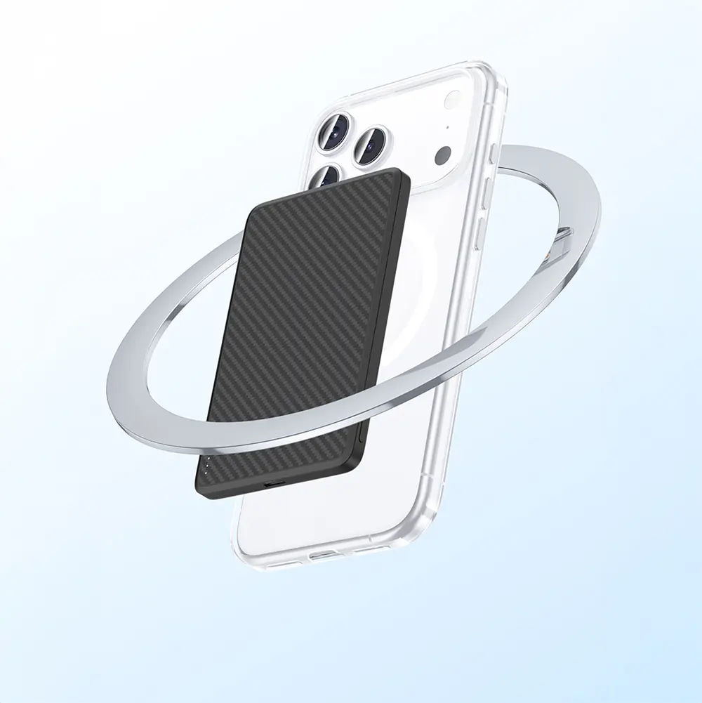 Apple iPhone 17 Pro Kılıf M-safe Şarj Özellikli Benks Crystal Serisi Şeffaf Kapak