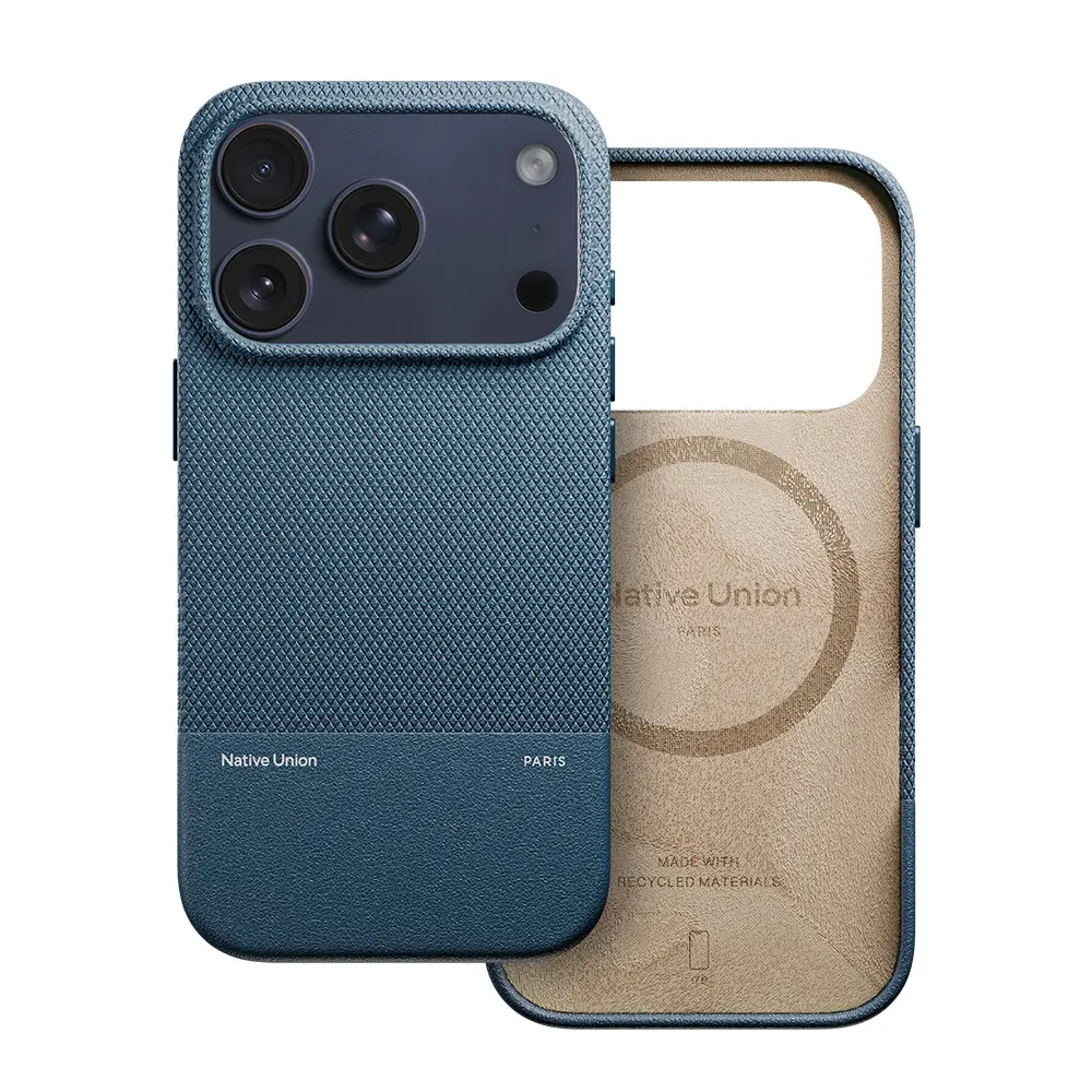 Apple iPhone 17 Pro Kılıf M-safe Şarj Özellikli Deri Dokulu Native Union RE Classic Serisi Kapak