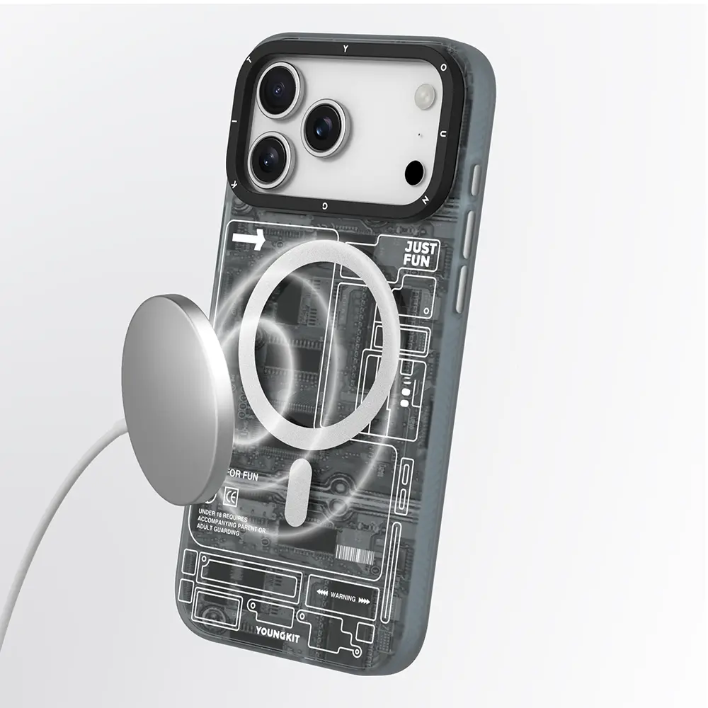 iPhone 17 Pro MagSafe Uyumlu Kamera Denetim Butonlu Kılıf - Youngkit Technology