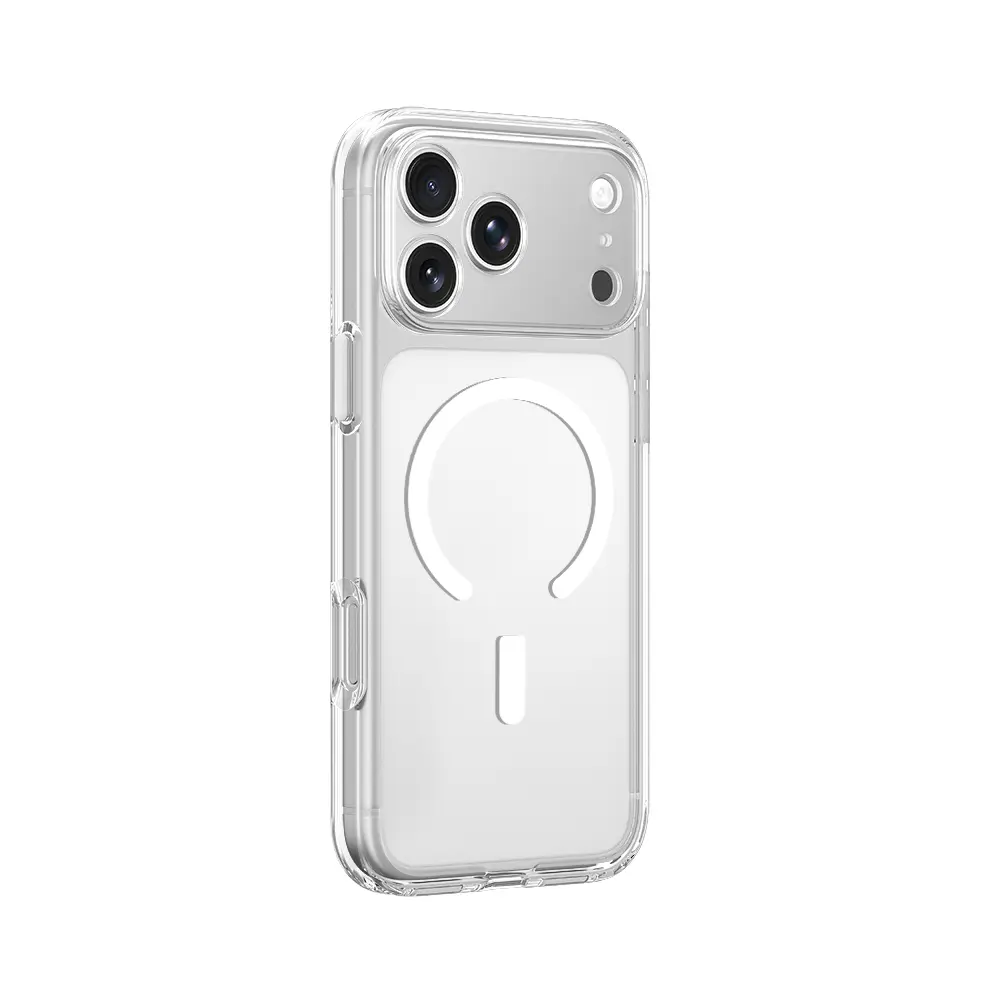 iPhone 17 Pro MagSafe Uyumlu Kamera Korumalı Şeffaf Kılıf - Amazingthing Minimal Lens