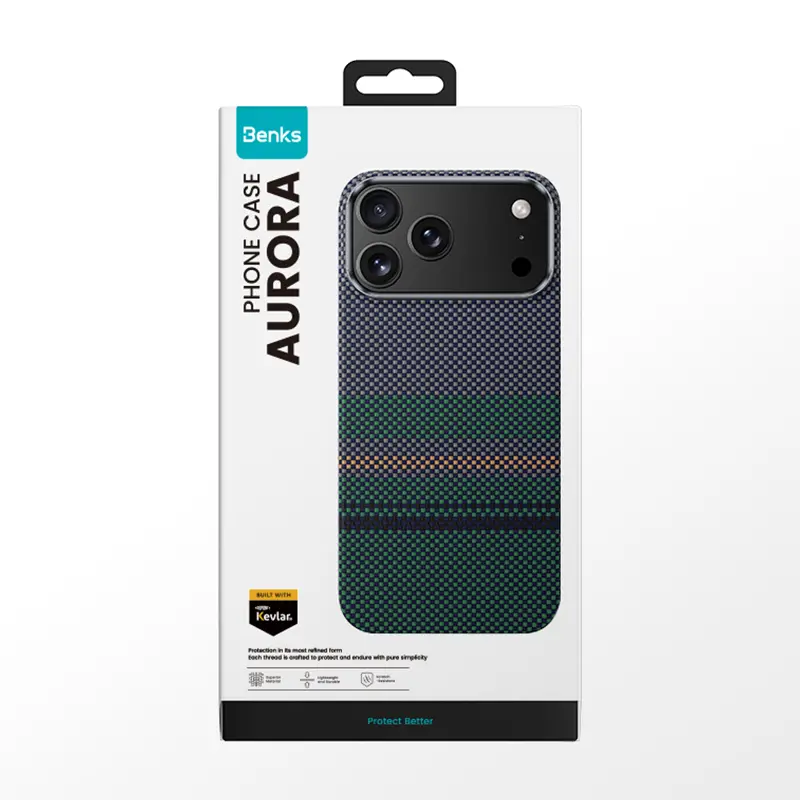 iPhone 17 Pro MagSafe Uyumlu Kevlar Kılıf - Benks Aurora ArmorAir