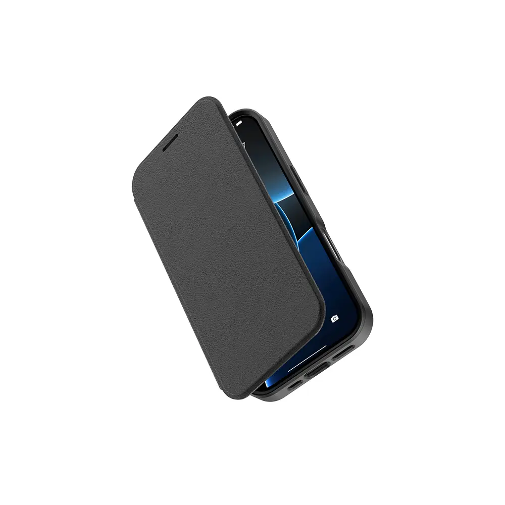 iPhone 17 Pro MagSafe Uyumlu Şeffaf Kartlıklı Kapaklı Kılıf - Raptic Air Folio