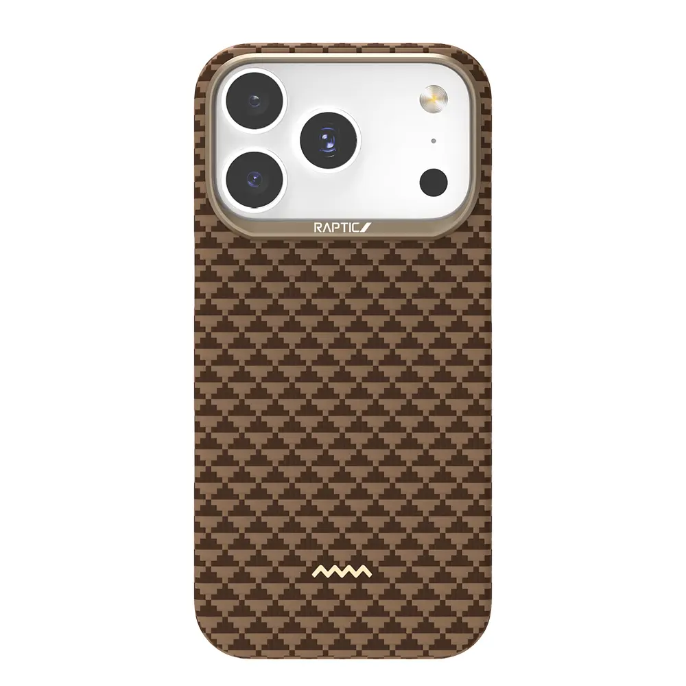 iPhone 17 Pro MagSafe Uyumlu Aramid Fiber Kılıf - Raptic Skin Origin