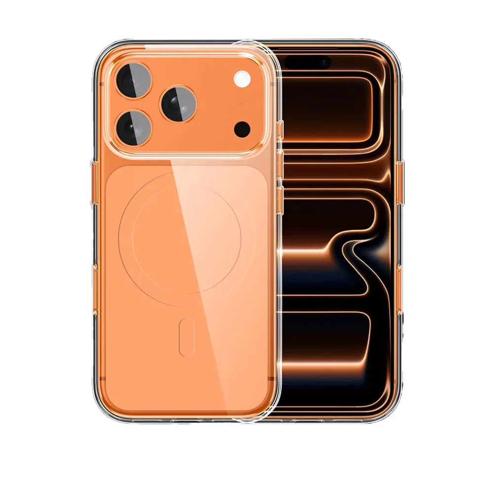 iPhone 17 Pro MagSafe Uyumlu Şeffaf Kılıf - Wlons Apel