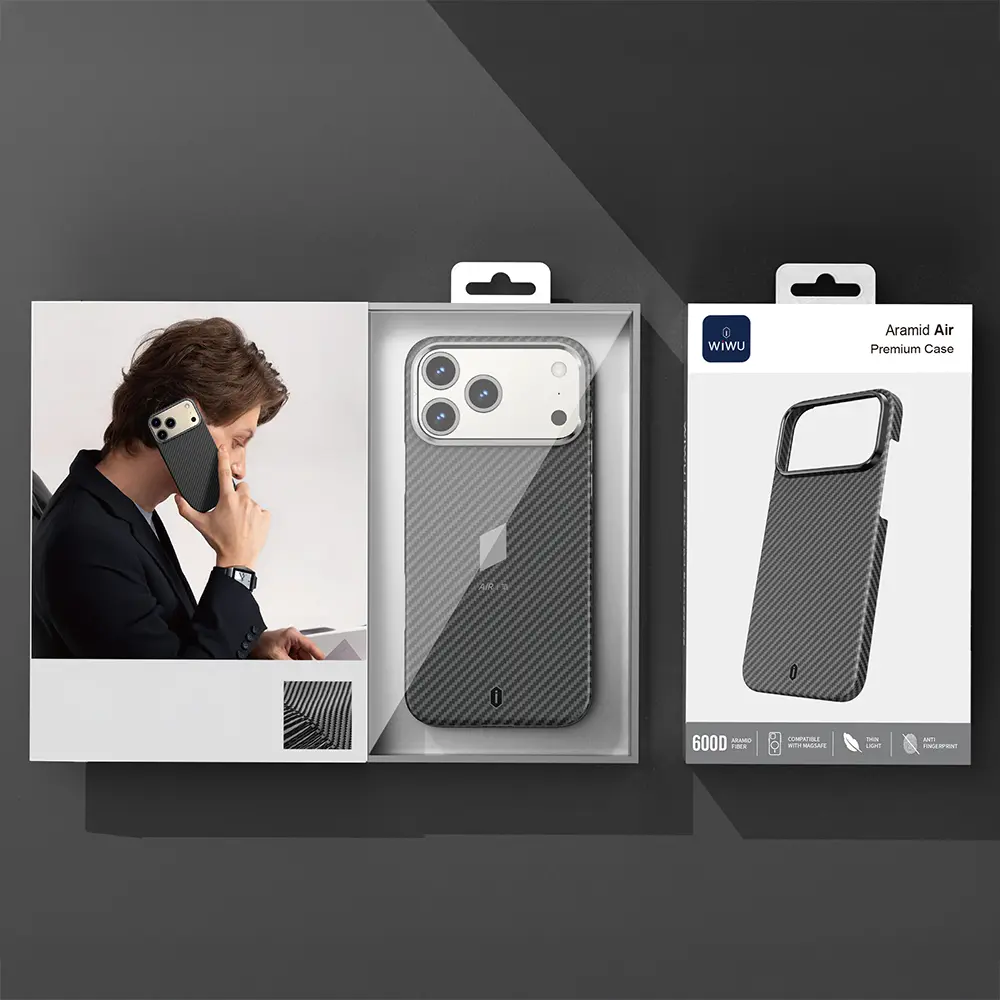 Apple iPhone 17 Pro Kılıf M-safe Şarj Özellikli Wiwu DCC-206 Aramid Air Kapak