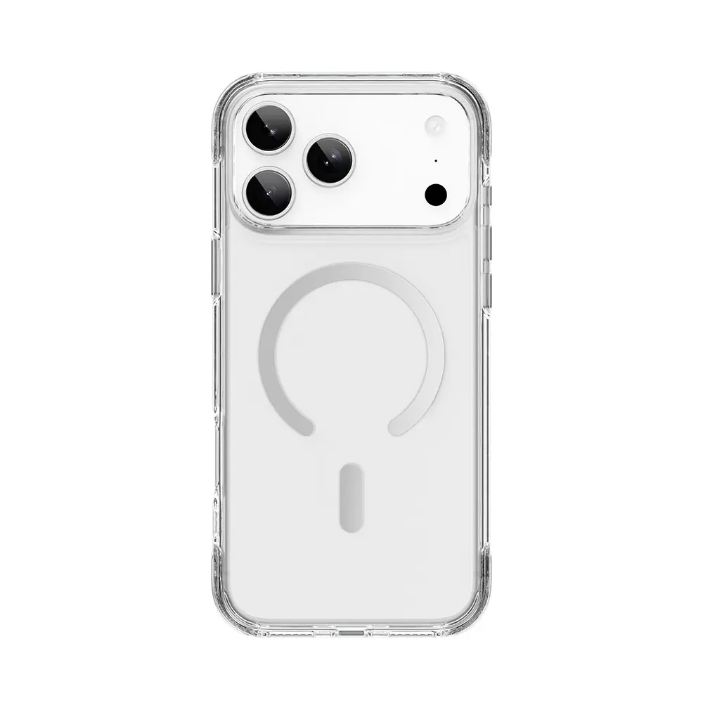 Apple iPhone 17 Pro Kılıf M-safe Şarj Özellikli Wiwu MCC-702 Titanyum Pro Serisi Sert PC Kapak