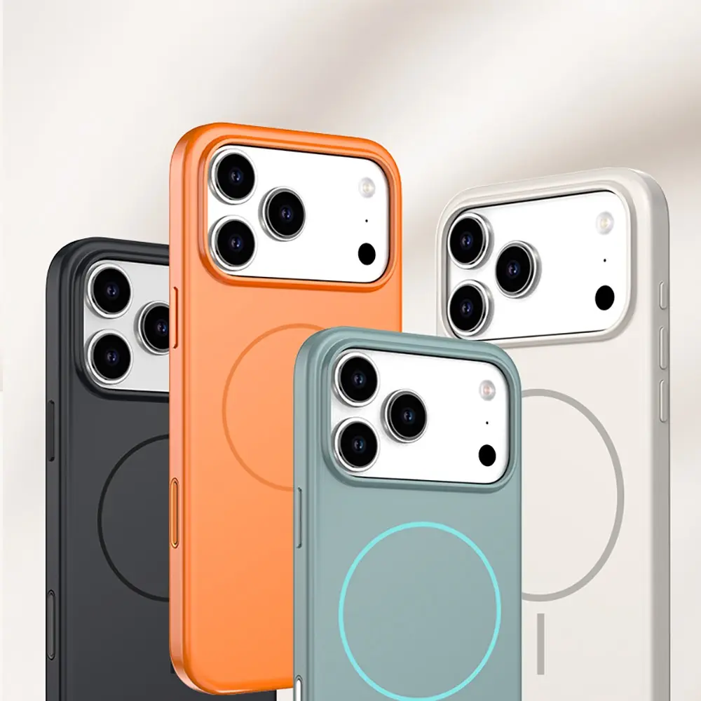 iPhone 17 Pro MagSafe Uyumlu Şeffaf Olmayan Mat Kılıf - Wlons Liza