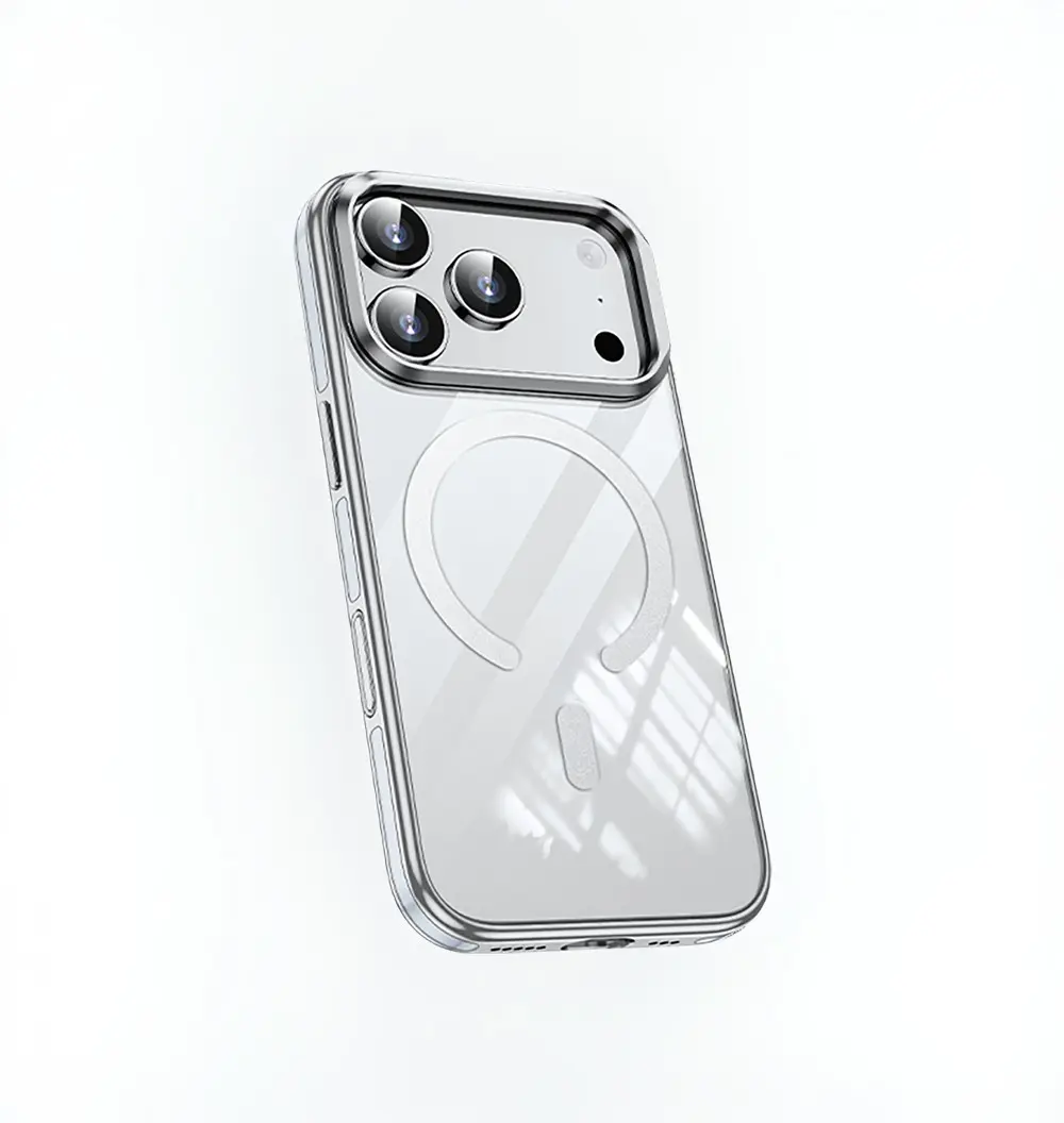 Apple iPhone 17 Pro Kılıf M-safe Şarj Özellikli Wlons Standlı Efsane Kapak