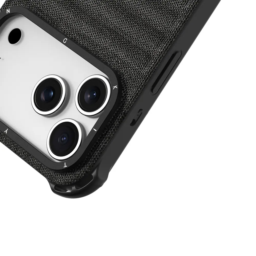 iPhone 17 Pro MagSafe Uyumlu Kumaş Kaplama Kılıf - Youngkit Canvas