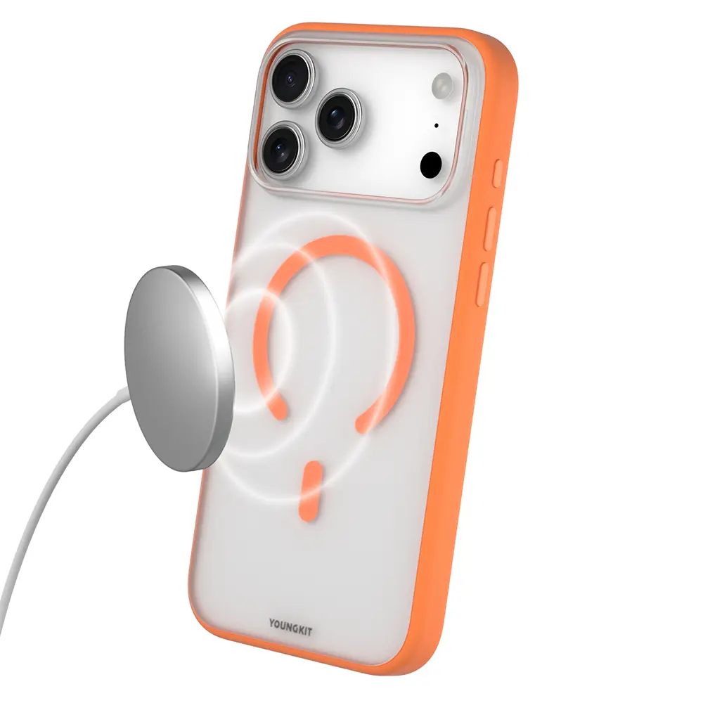 iPhone 17 Pro MagSafe Uyumlu Şeffaf Kılıf - Youngkit Clear