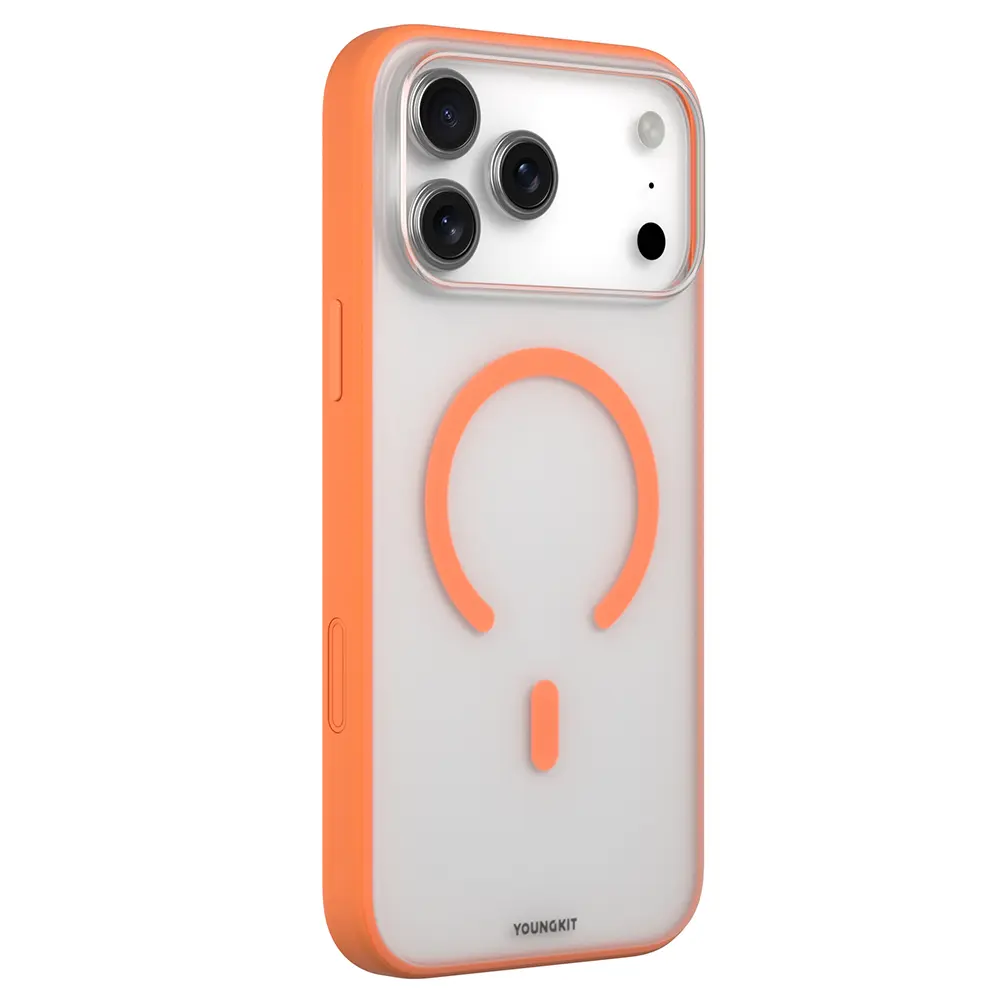 iPhone 17 Pro MagSafe Uyumlu Şeffaf Kılıf - Youngkit Clear