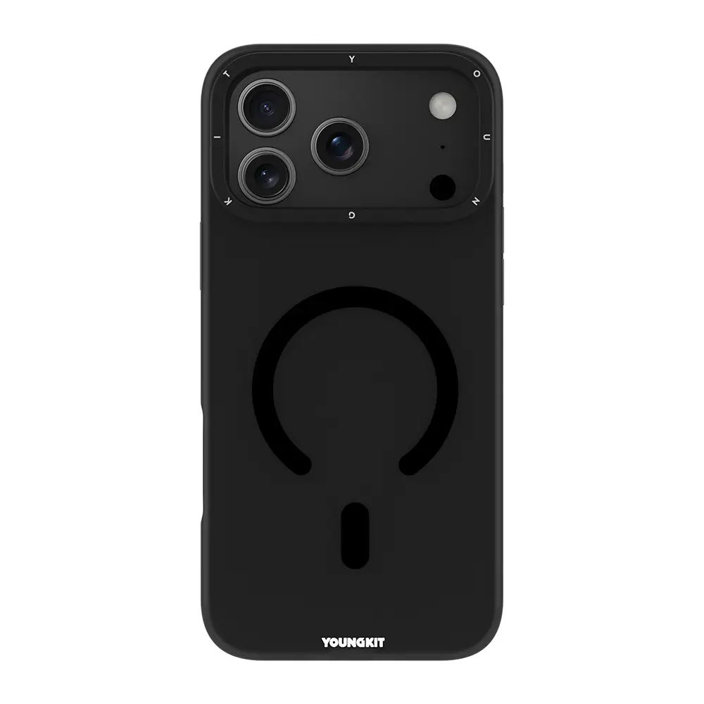 Apple iPhone 17 Pro Kılıf M-safe Şarj Özellikli Youngkit Hidden Sand Serisi Kapak