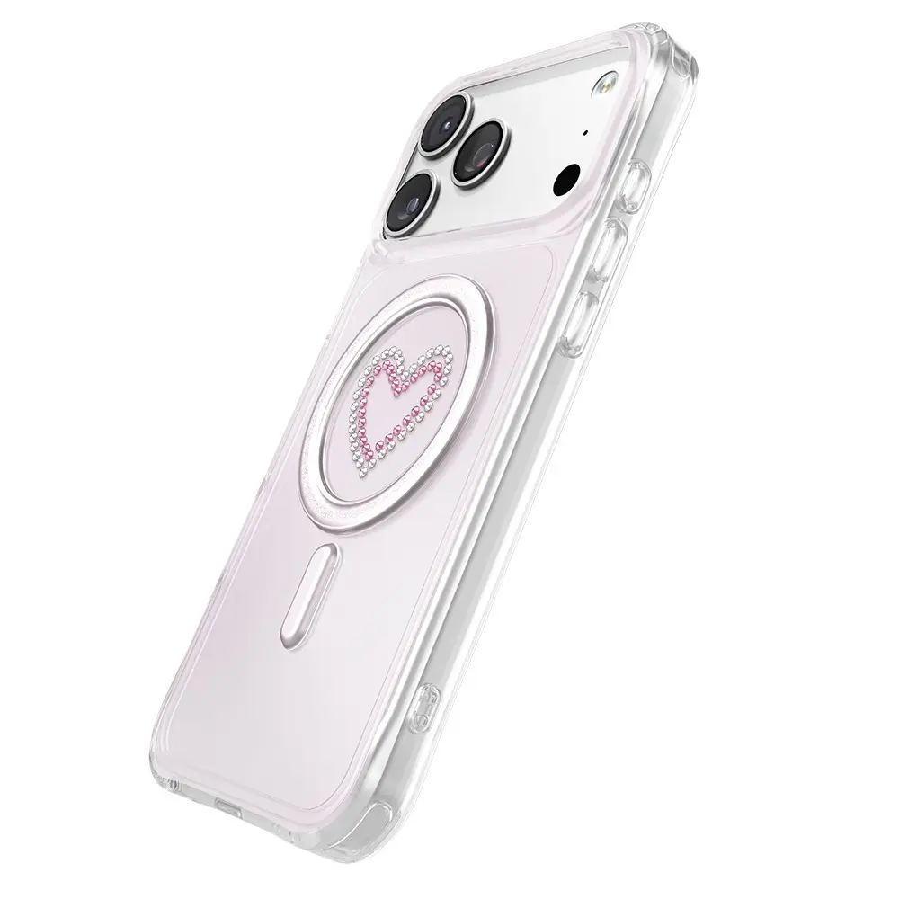 iPhone 17 Pro MagSafe Uyumlu Şeffaf Kılıf - Zore Paris Mova