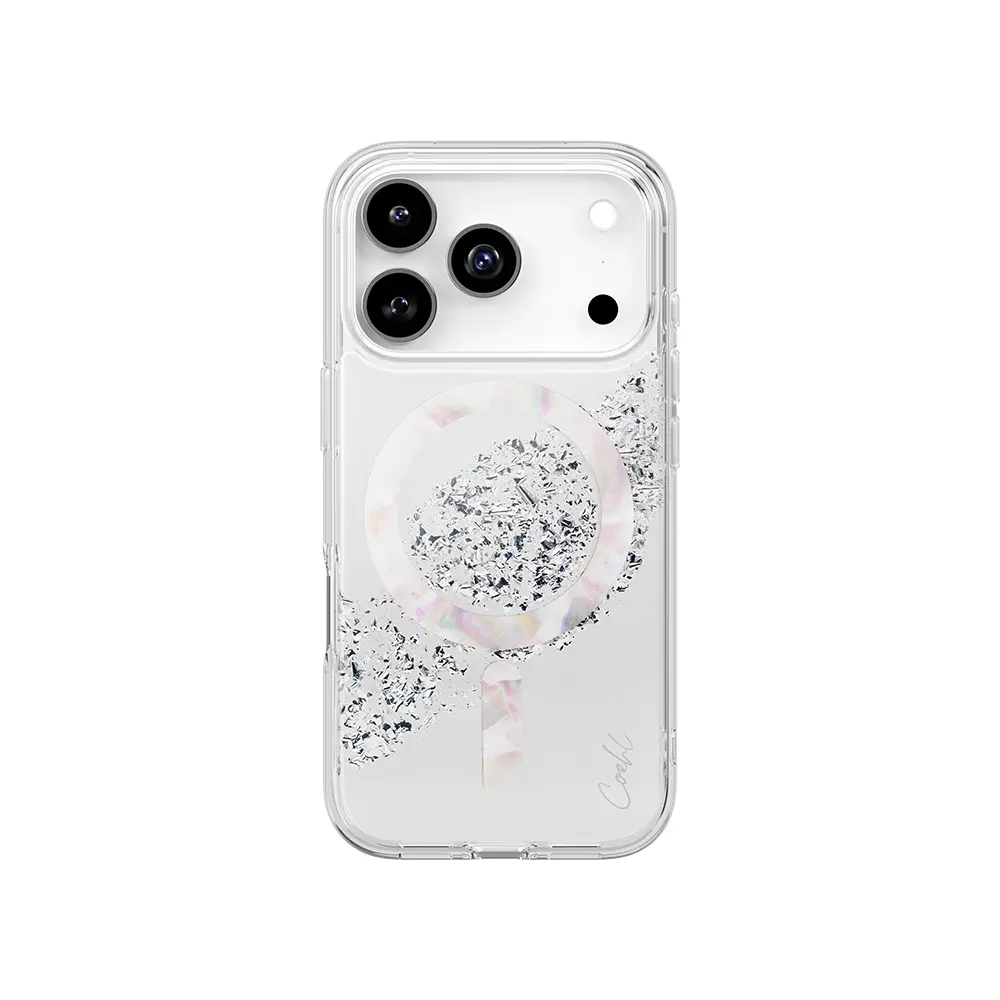 iPhone 17 Pro MagSafe Uyumlu Şeffaf Kılıf - Coehl Crystelle