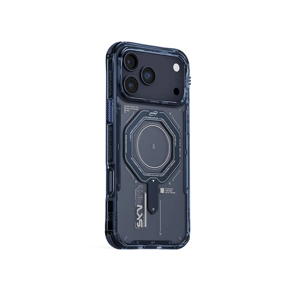 Apple iPhone 17 Pro Kılıf SkinArma M-safe Şarj Özellikli Airbag Tasarımlı Magma Kapak
