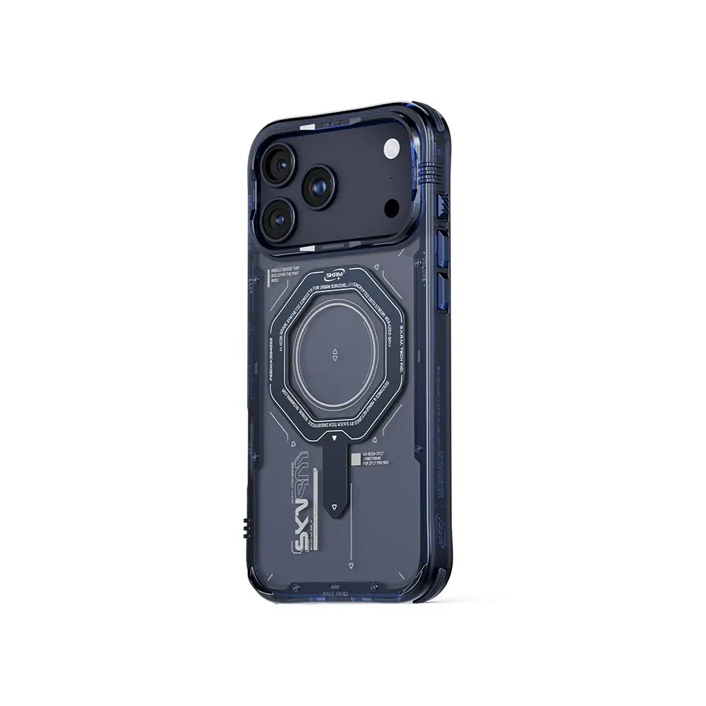 Apple iPhone 17 Pro Kılıf SkinArma M-safe Şarj Özellikli Airbag Tasarımlı Magma Kapak