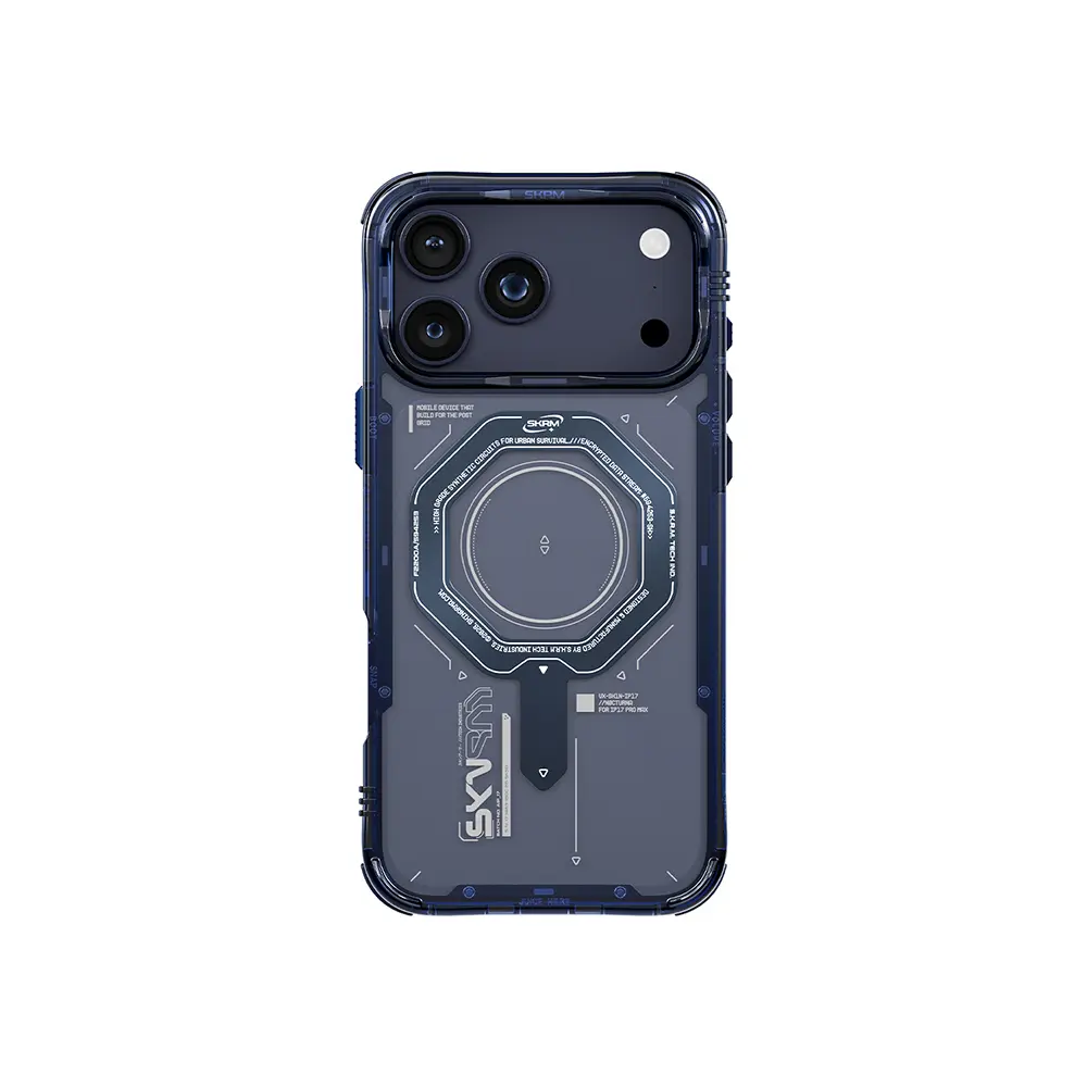 Apple iPhone 17 Pro Kılıf SkinArma M-safe Şarj Özellikli Airbag Tasarımlı Magma Kapak